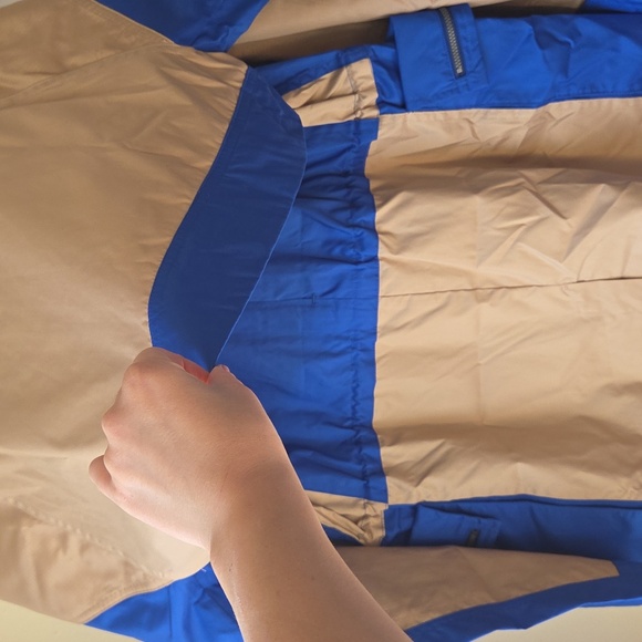 Jordan Utility Jacket M NWT Convertible Women's Blue and Tan $175 - Picture 10 of 13